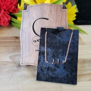 Initial Anklet / Bracelet Rose Gold